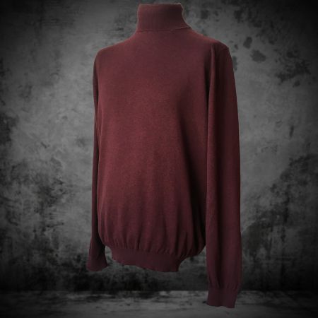 Pull Massimo Dutti Cotton Silk Cashmere Purple Men XXL