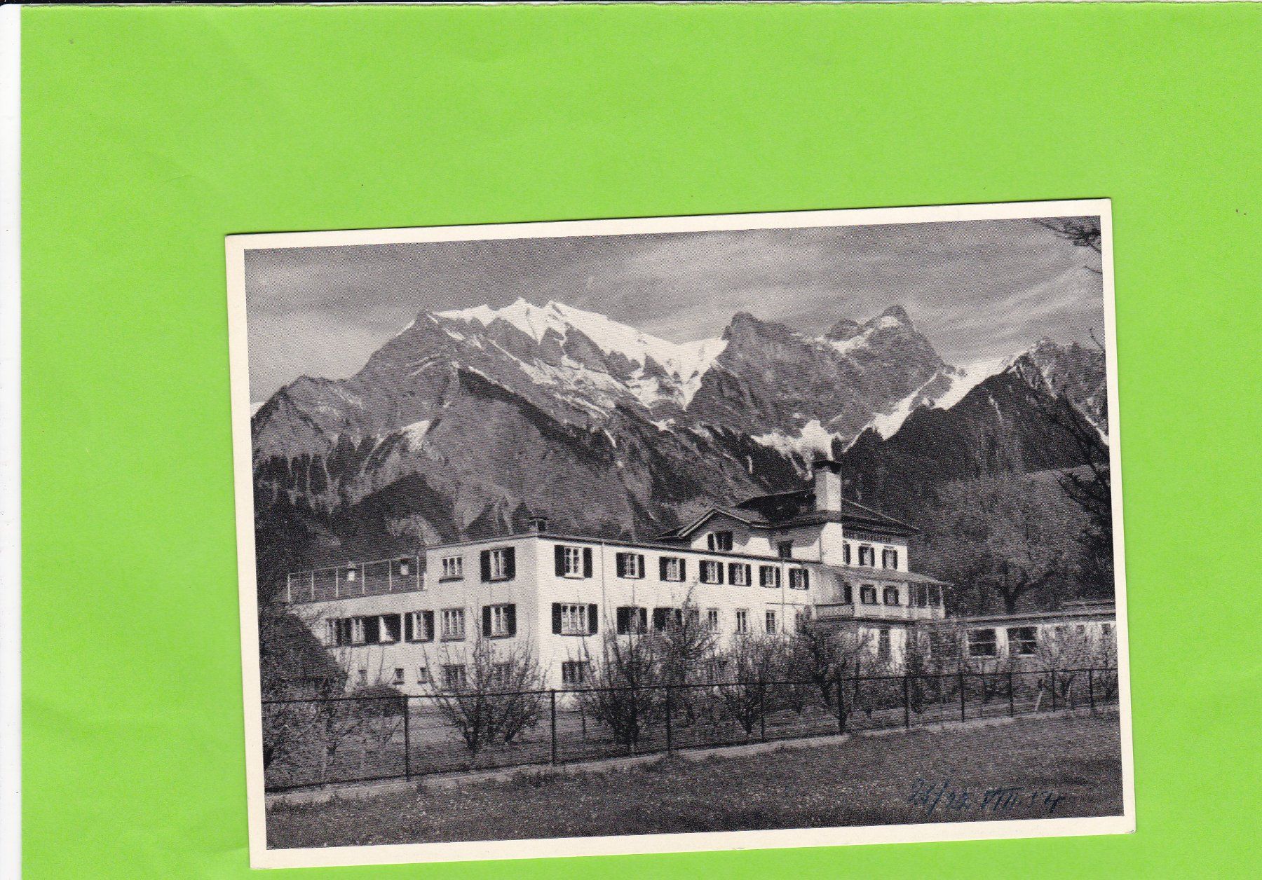 Cartoline postali: Bahnhofhotel Rosengarten Bad Ragaz – Usato da St. Peterzell venduto da neckertal