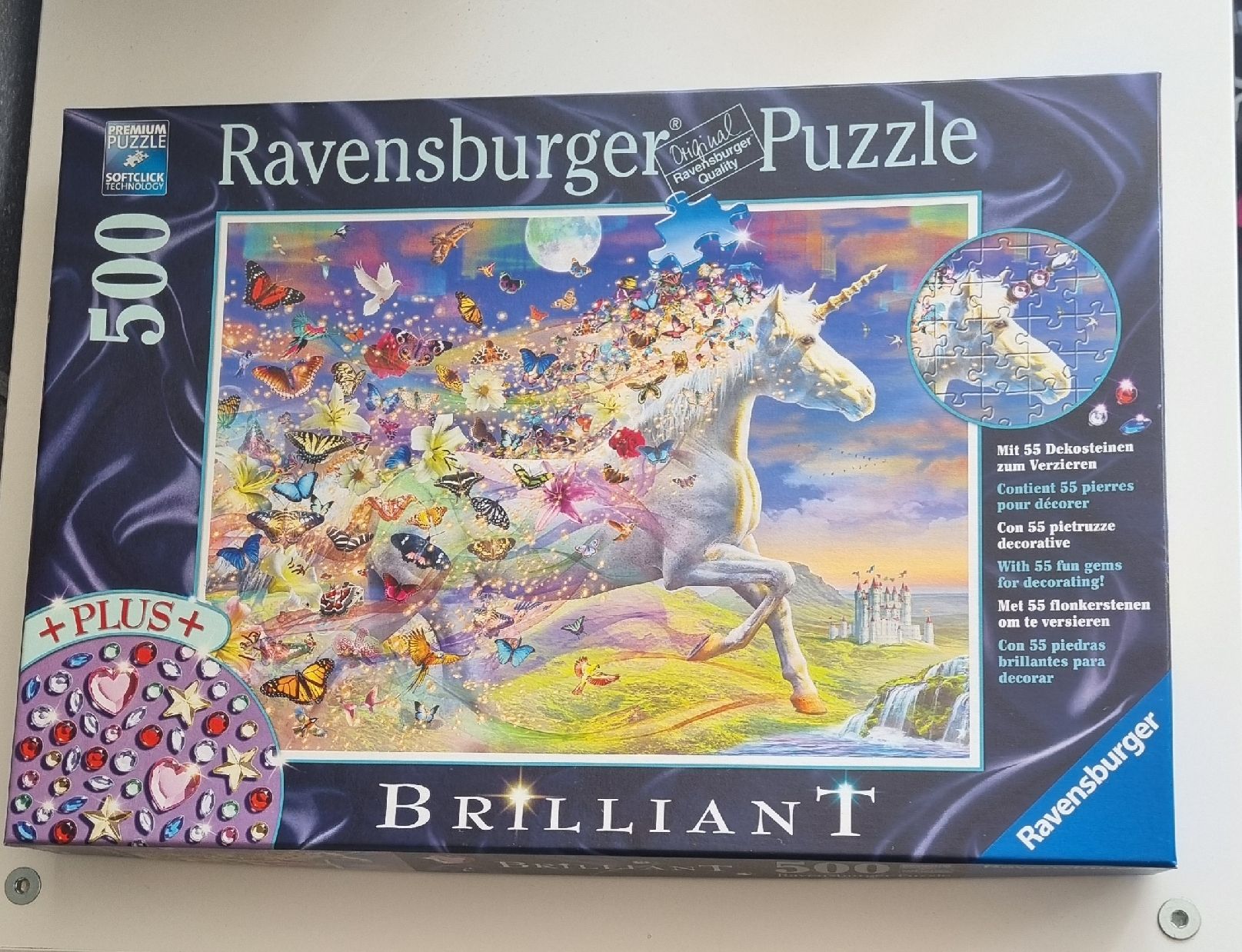 Ravensburger Puzzle: Ravensburger  Schmetterlingseinhorn Puzzle 500 – Usato da Münchwilen TG venduto da sli_5dvb