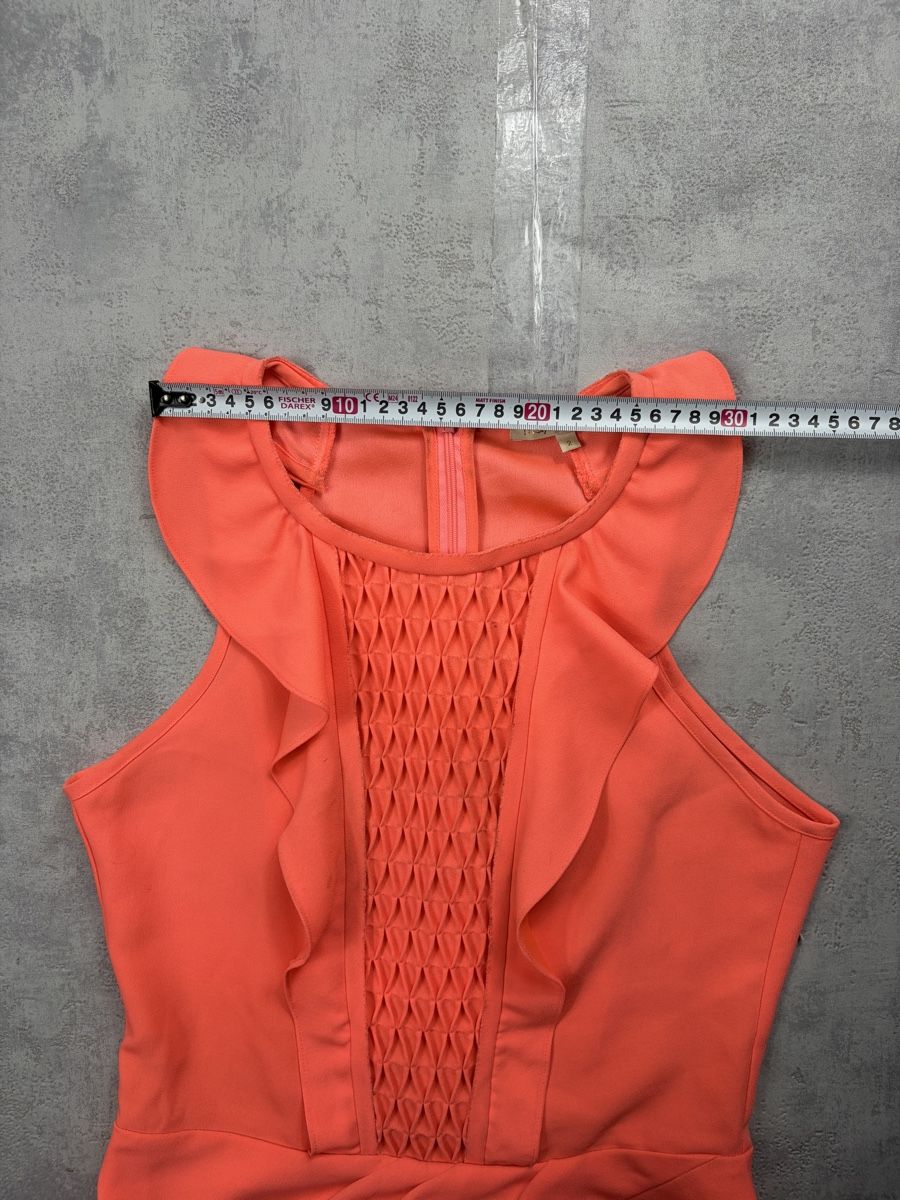 Maje Kleider: Robe Maje Retta Corail à Volants - Taille 2 (M) – Neu (gemäss Beschreibung) aus Hauterive NE von Leo_o 3