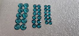 Swarovski 2058/2088 Blue Zircon flatback 144St,no-hotfix.