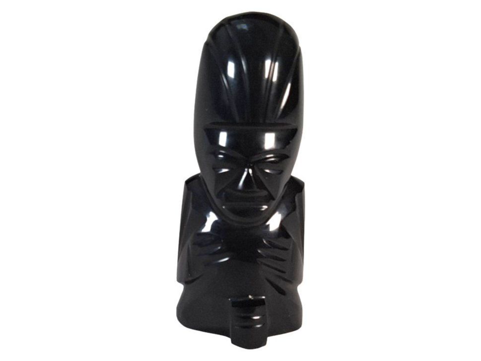 Statuette: Steinfigur Azteken-Statue, schwarzer Obsidian – Usato da Wil SG venduto da Restwert_Wil 2