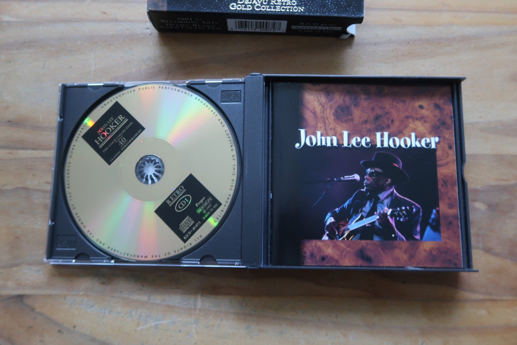 CD: JOHN LEE HOOKER - DEJAVU RETRO GOLD - 2xCD – Usato da Basel venduto da Patiscat 5
