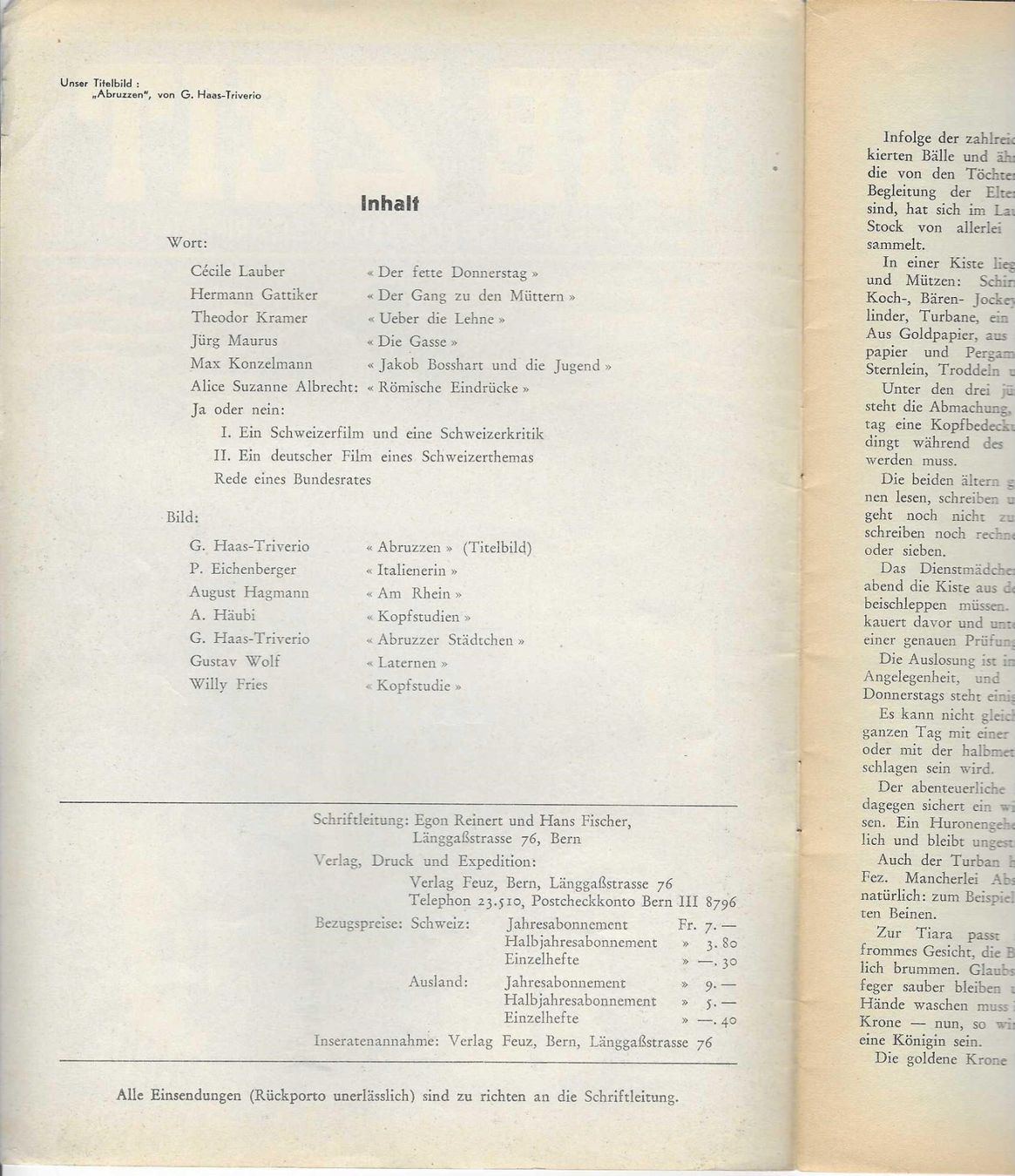 Bücher: Die Zeit Nr. 24, 1934 – Gebraucht aus Flims - Dorf von Stagediver 1