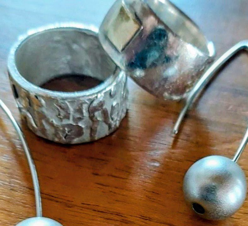 Ringe: bandringe silber eigenkreation - ohrhänger titan – Neu (gemäss Beschreibung) aus Winterthur von chimischimi 7