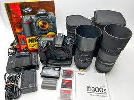 Nikon D300s – Sigma Objektive – Batteriegriff – Buch