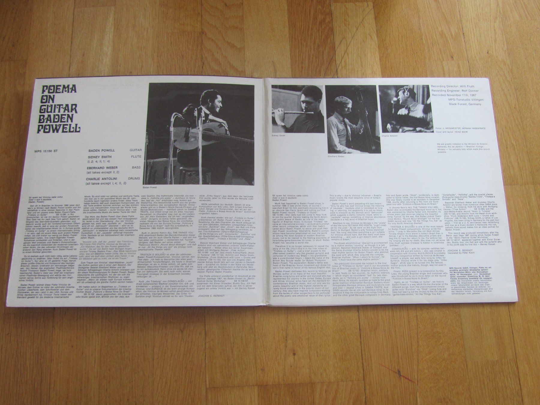 Dischi in vinile: Baden Powell - Poema On Guitar LP, SABA – Usato da Seengen venduto da mikelele 1