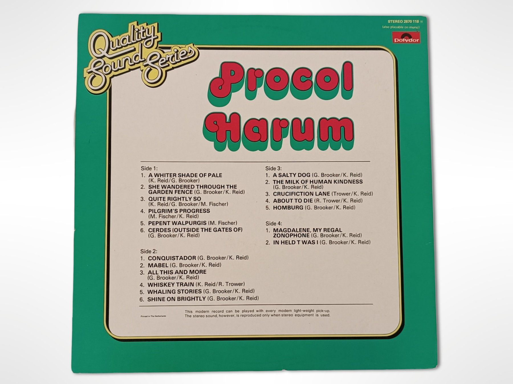 Dischi in vinile: Vinyl Procol Harum - Procol Harum – Usato da Suhr venduto da Restwert_Suhr 2