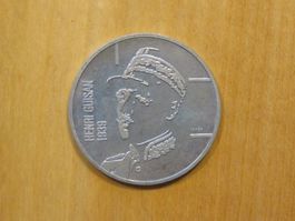 5 Fr.-Gedenkmünze General Guisan 1989