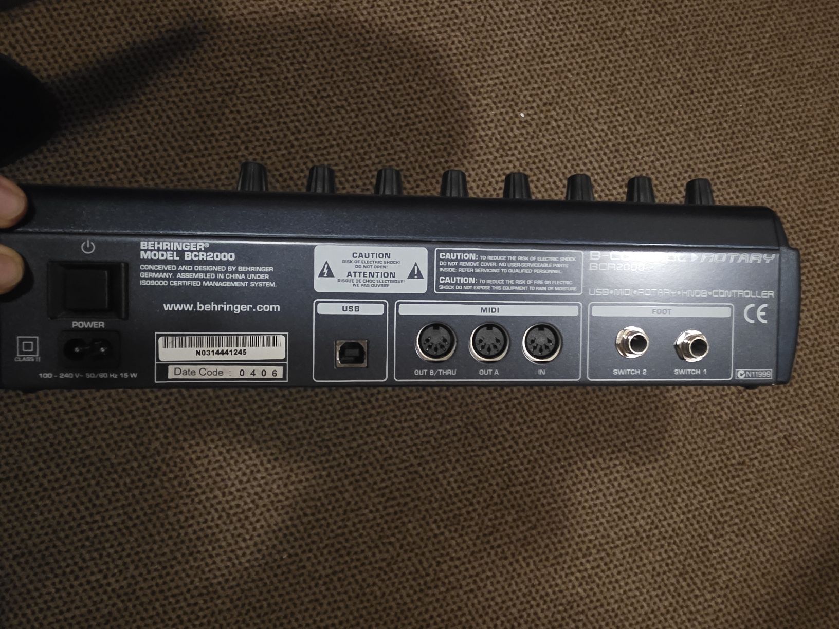 Behringer Mischpulte: Behringer BCR 2000 – Gebraucht aus Steinhausen von Dsandro 2