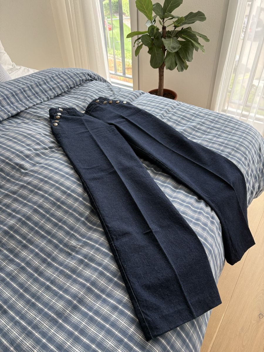 Sezane Pantaloni: SÉZANE MARINO TROUSERS EU38 – Usato da Zürich venduto da ell_ts8d 4