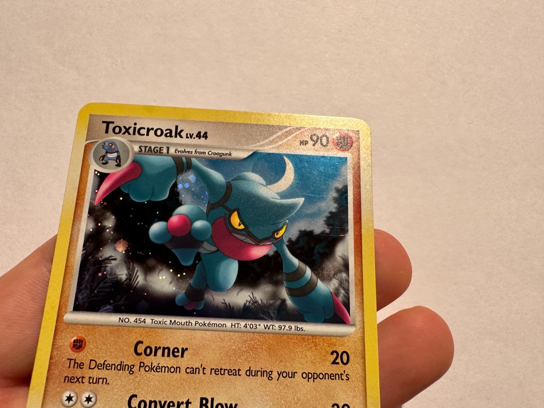 Pokémon Carte collezionabili: Toxicroak holo Platinum Arceus EN – Usato da Hagendorn venduto da Pokecollectorch 2