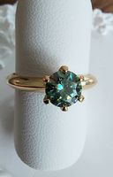 Wunderschöner Solitär Ring, mit Moissanite
