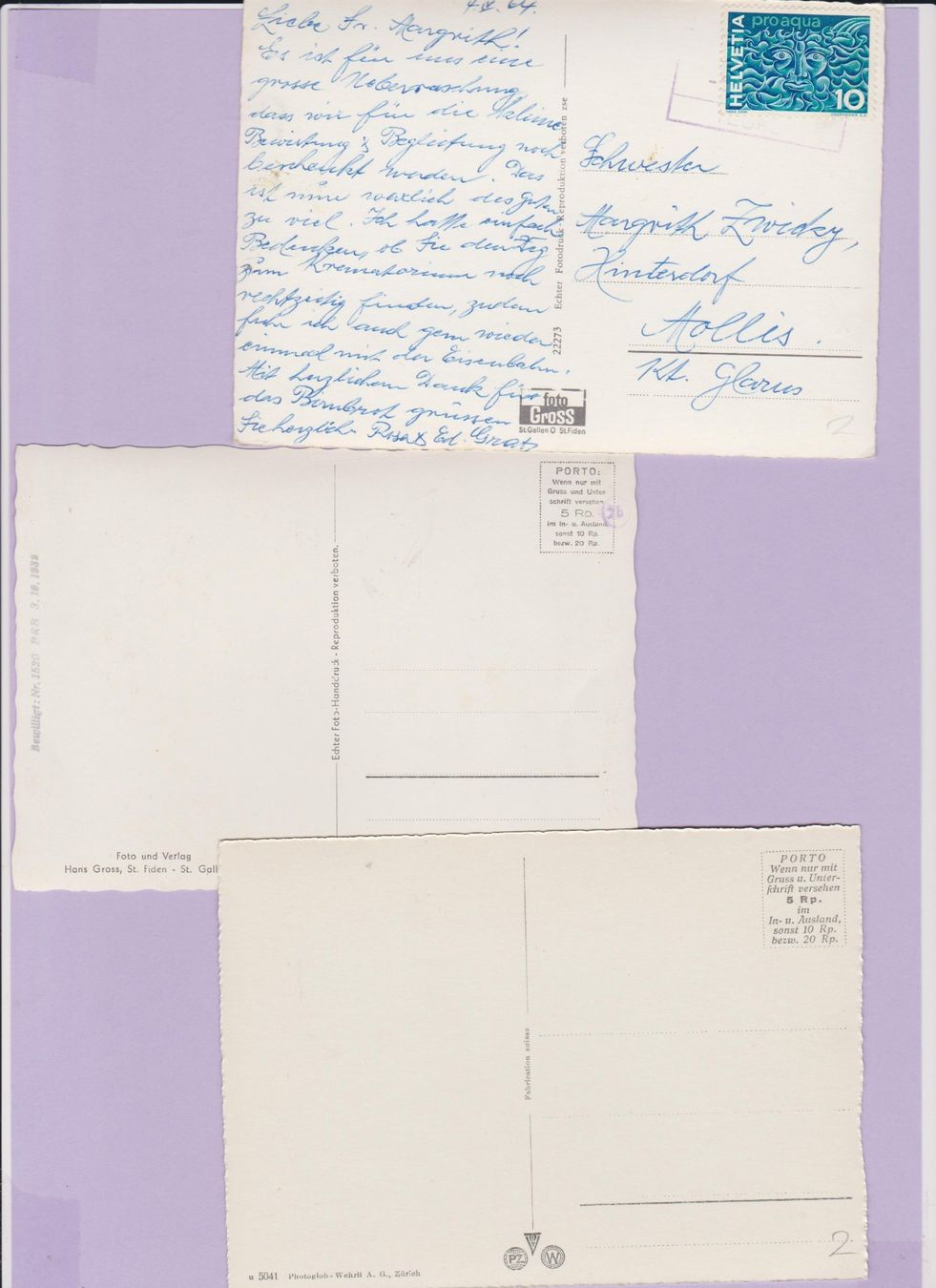 Cartoline postali: Sitterbrücken   -   3 versch. Ansichtskarten – Usato da Vitznau venduto da Ropaku 1