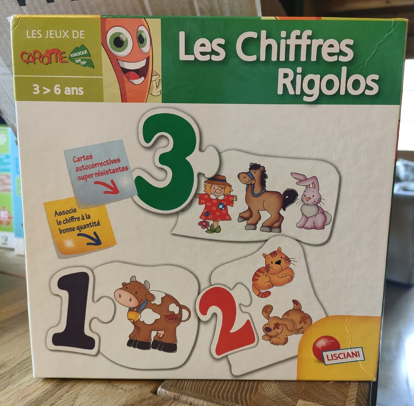 Puzzle: Puzzle Les Chiffres Rigolos - Lisciani - 3 à 6 ans – Usato da Charmey (Gruyère) venduto da jen_bcw5