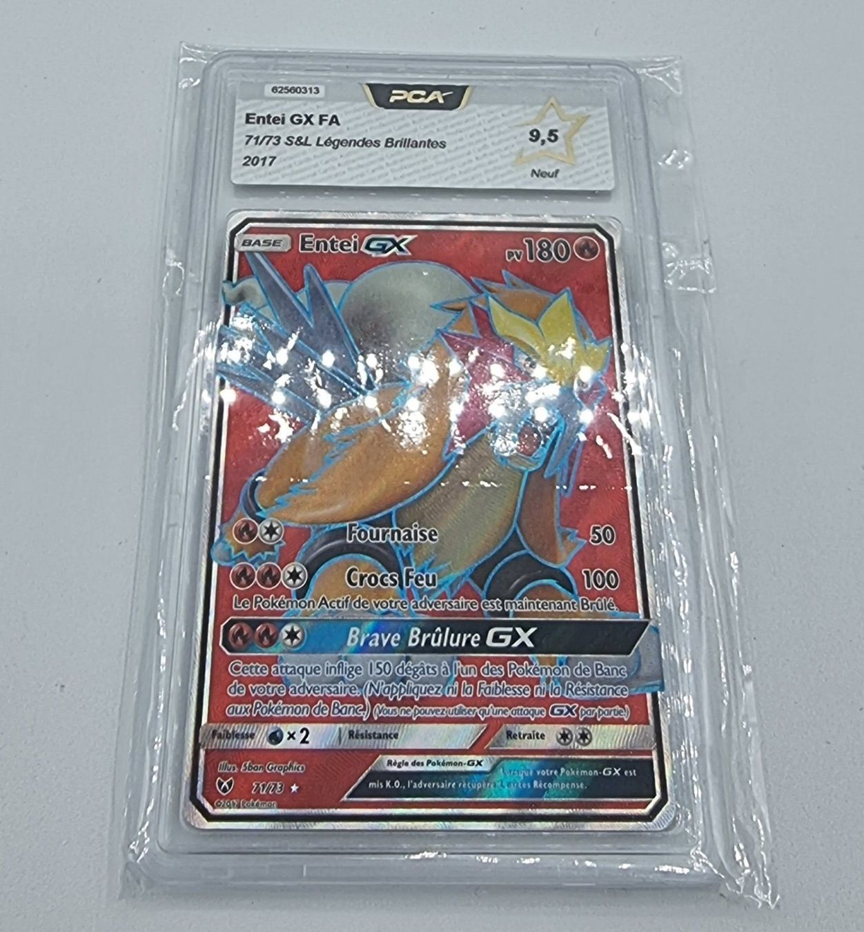 Pokémon Carte collezionabili: Entei GX 71/73 PCA9.5  PSA10 – Usato da Genève venduto da Cardtreasure