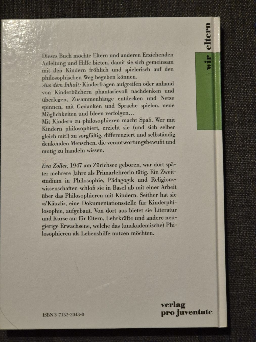 Bücher: Die kleinen Philosophen – Gebraucht aus Schönengrund von ThuleA 1