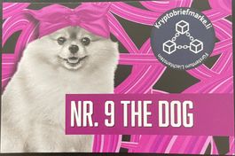 Kryptobriefmarke - Nr. 9 The Dog, dreier Set