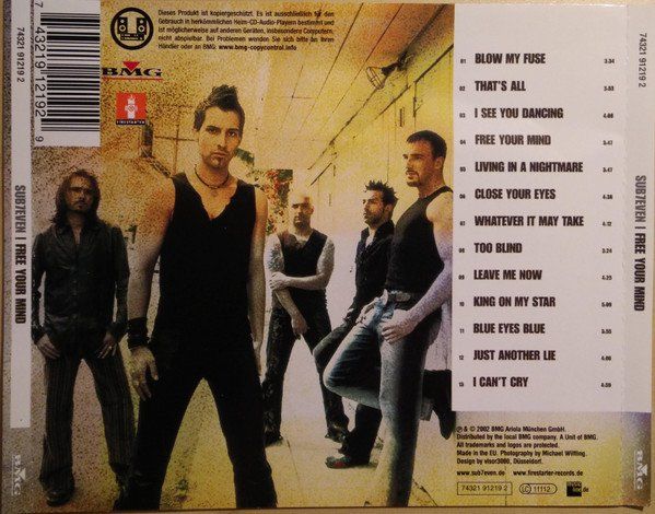 CD: CD/ SUB7EVEN : FREE YOUR MIND (2002) ROCK / HARDROCK – Usato da Geuensee venduto da Dougenegger 1