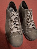 Gabor Sneaker Gr. 36, schwarzes Leder, neu