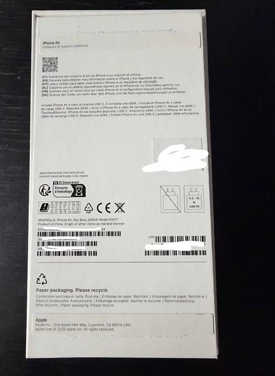 Portables: Iphone Air 256 GB – D'occasion à Spreitenbach par A.N_S 1