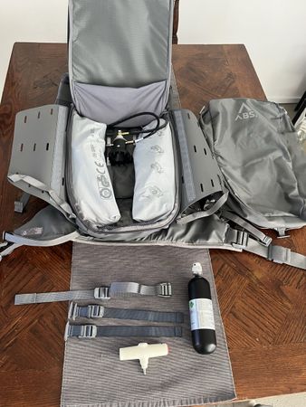 ABS A.Light Airbag-Rucksack Basisset + 15L Erweiterung