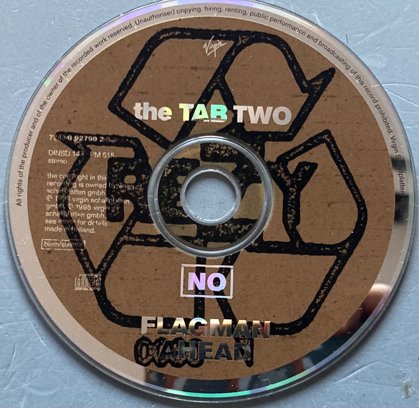 CD: TAB TWO / HELLMUT HATTLER / JOO KRAUS - NO FLAGMAN AHEAD – Usato da Poliez-Pittet venduto da Newtown-Records 1