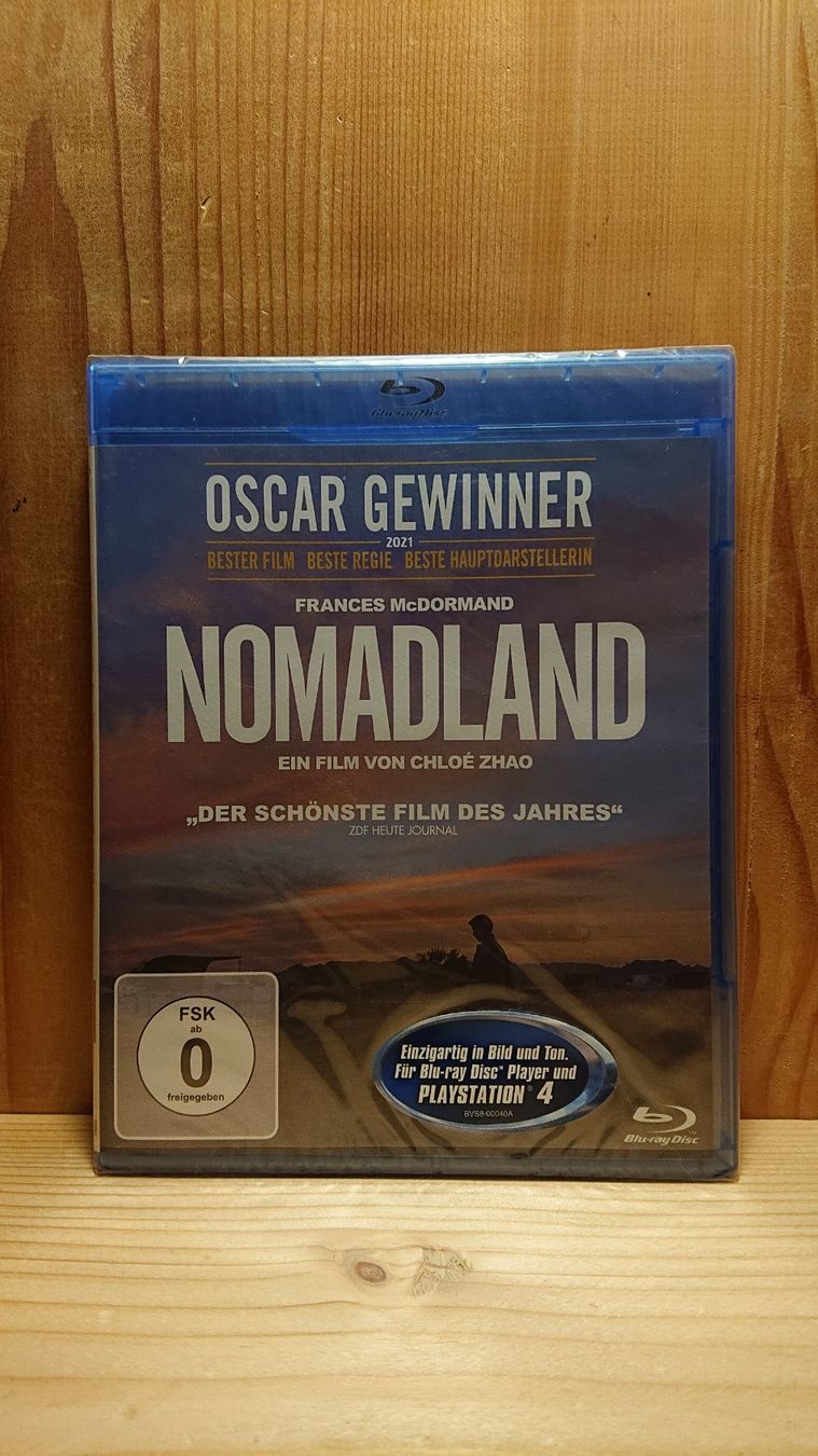 Alle DVDs: NOMADLAND Blu-Ray mit Frances McDormand – Neu und originalverpackt aus Wilderswil von Exebub