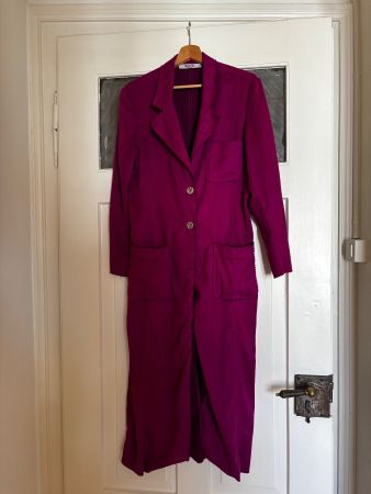 Leichte lange Jacke in toller Farbe
