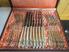 Bader Tafelsilber 9o  total 21 Teilig