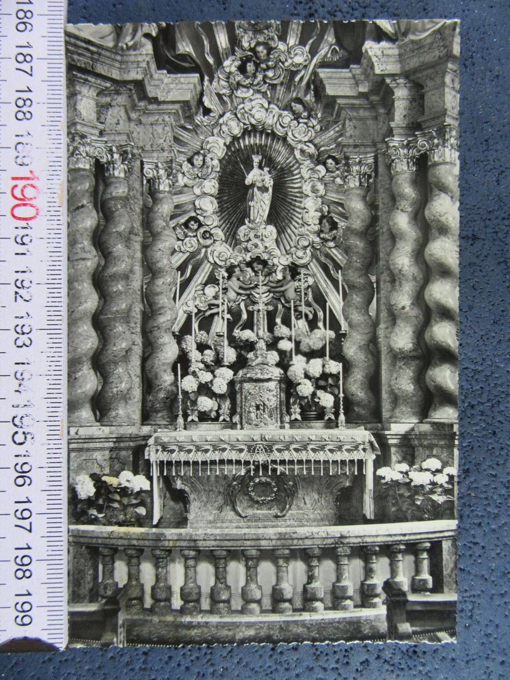 Ansichtskarten: MELCHTAL 1951 SZ AK GNADELALTAR WALLFAHRTSKIRCHE – Gebraucht aus Ettingen von Hausi4711