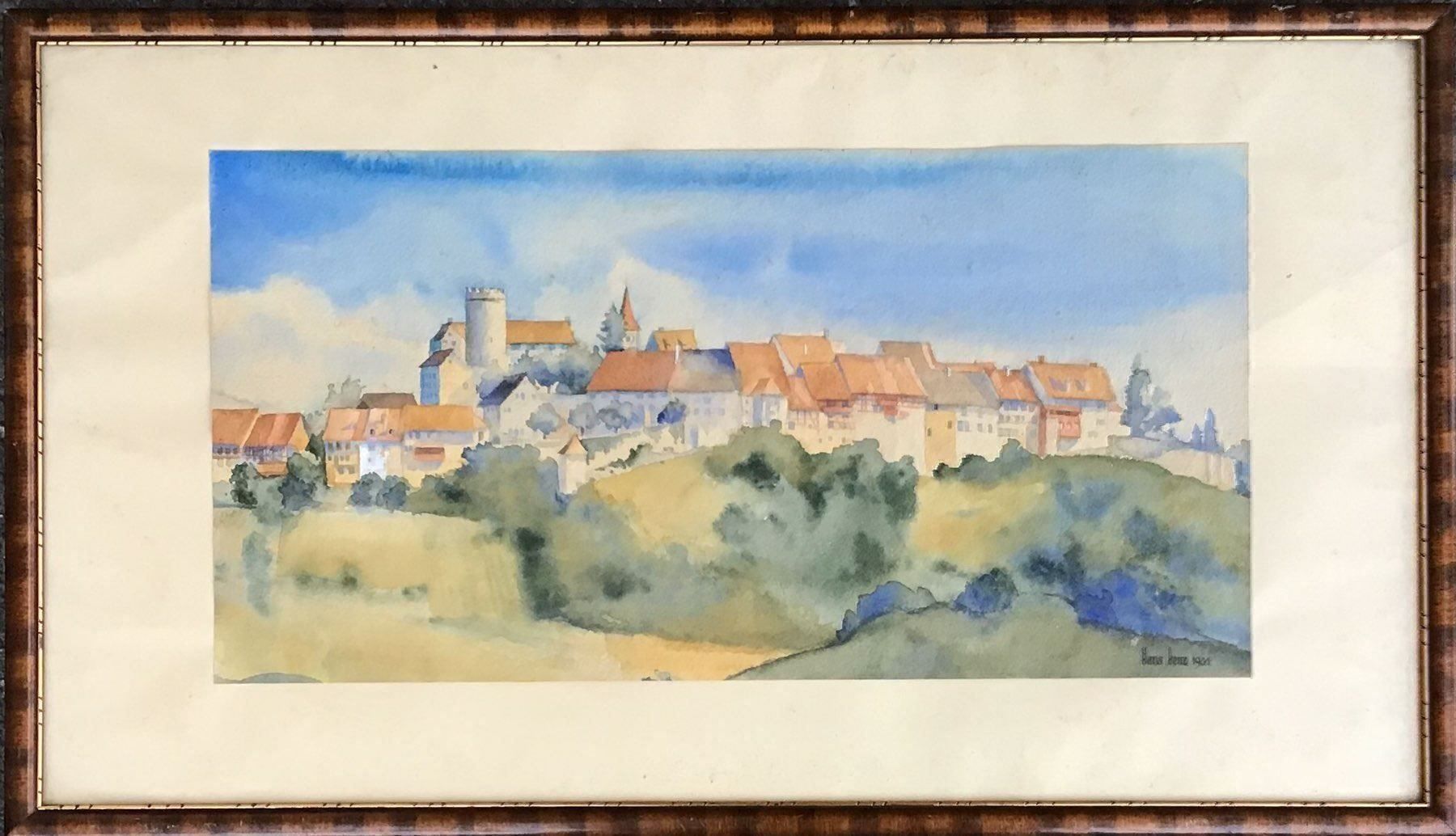 Gemälde: Hans Benz Original Aquarell – Gebraucht aus Wetzikon ZH von Nicki6 8