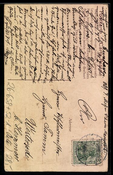 Cartoline postali: sign. Louis Wain: Kater mit Monokel will – Usato da Berlin venduto da bartko-reher 1