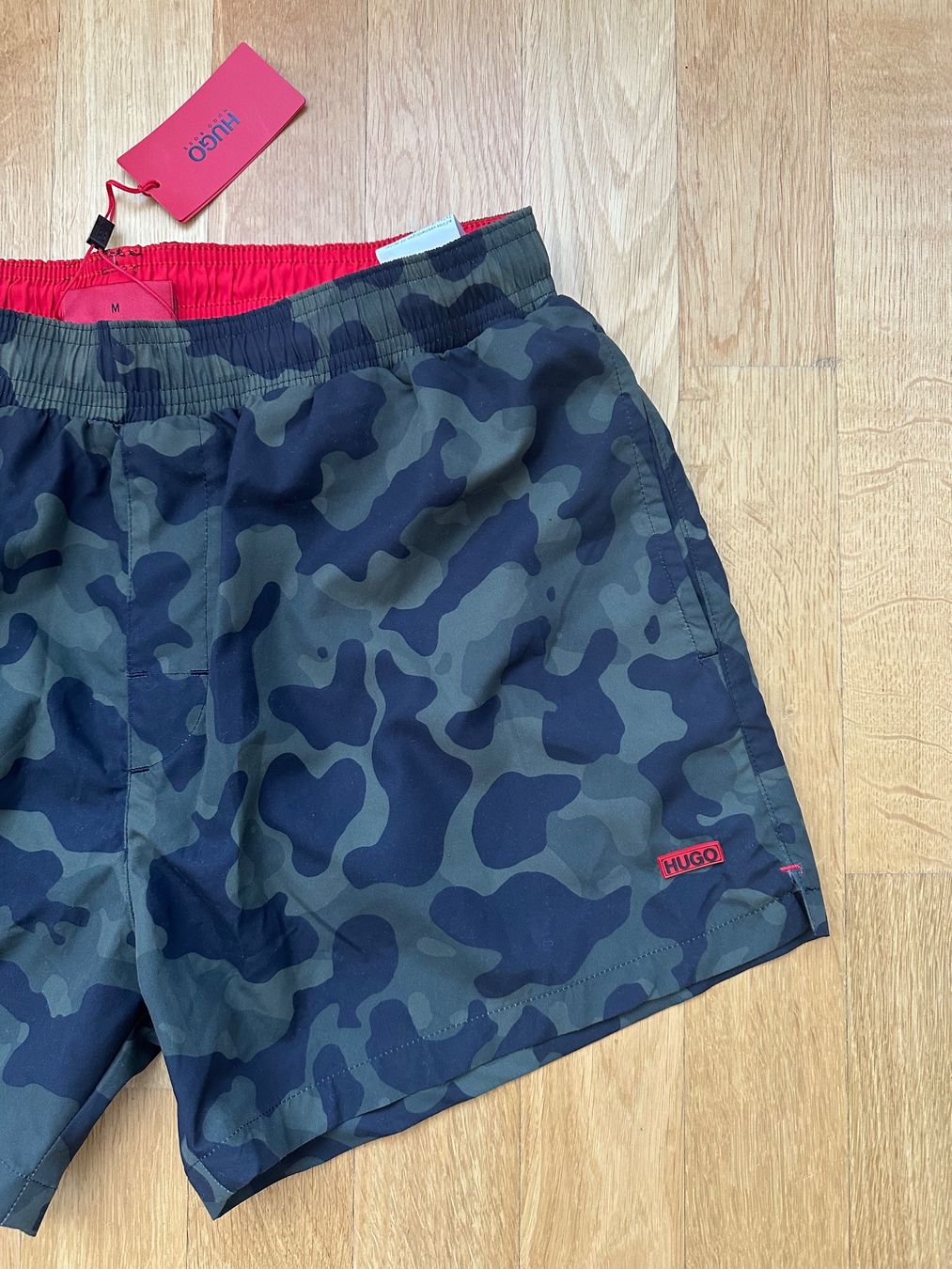Hugo Boss Costumi da bagno: Hugo Boss Herren Badehose, Tarnmuster, Grösse M – Nuovo e nell'imballaggio originale da Unterägeri venduto da StefanGekko 1