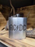 Flachmann AC DC Edelstahl 