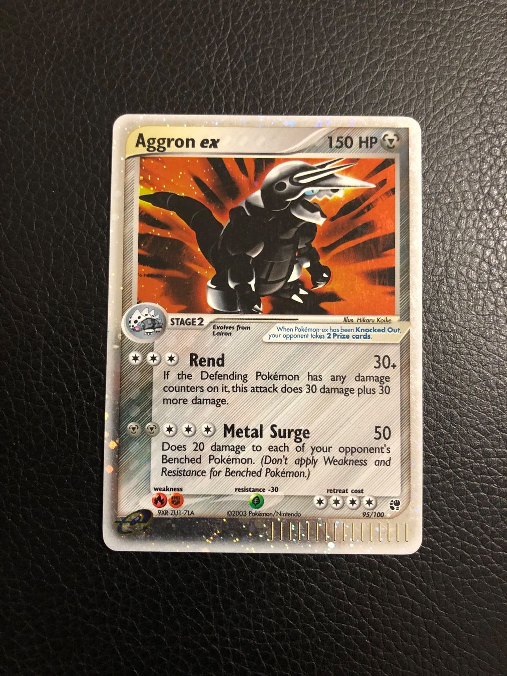 Pokémon Carte collezionabili: 2003 Ex Sandstorm Aggron ex 95/100 Ab 1 – Usato da Paradiso venduto da Pkmn10
