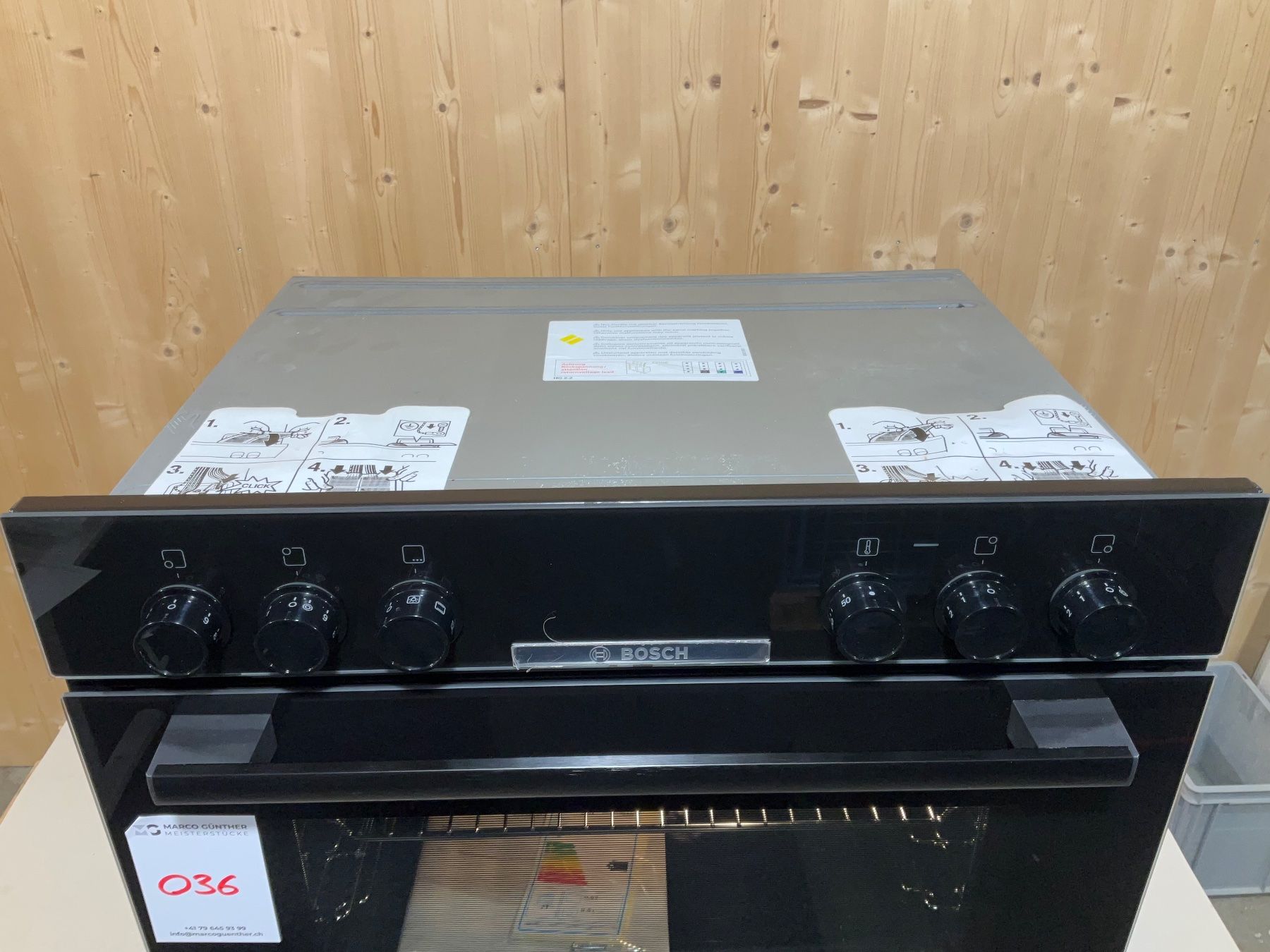 Cucine: 036 Bosch Serie 2, Einbau-Herd, 60x60cm, Schwarz – Nuovo (secondo la descrizione) da Derendingen venduto da Meisterstuecke 6