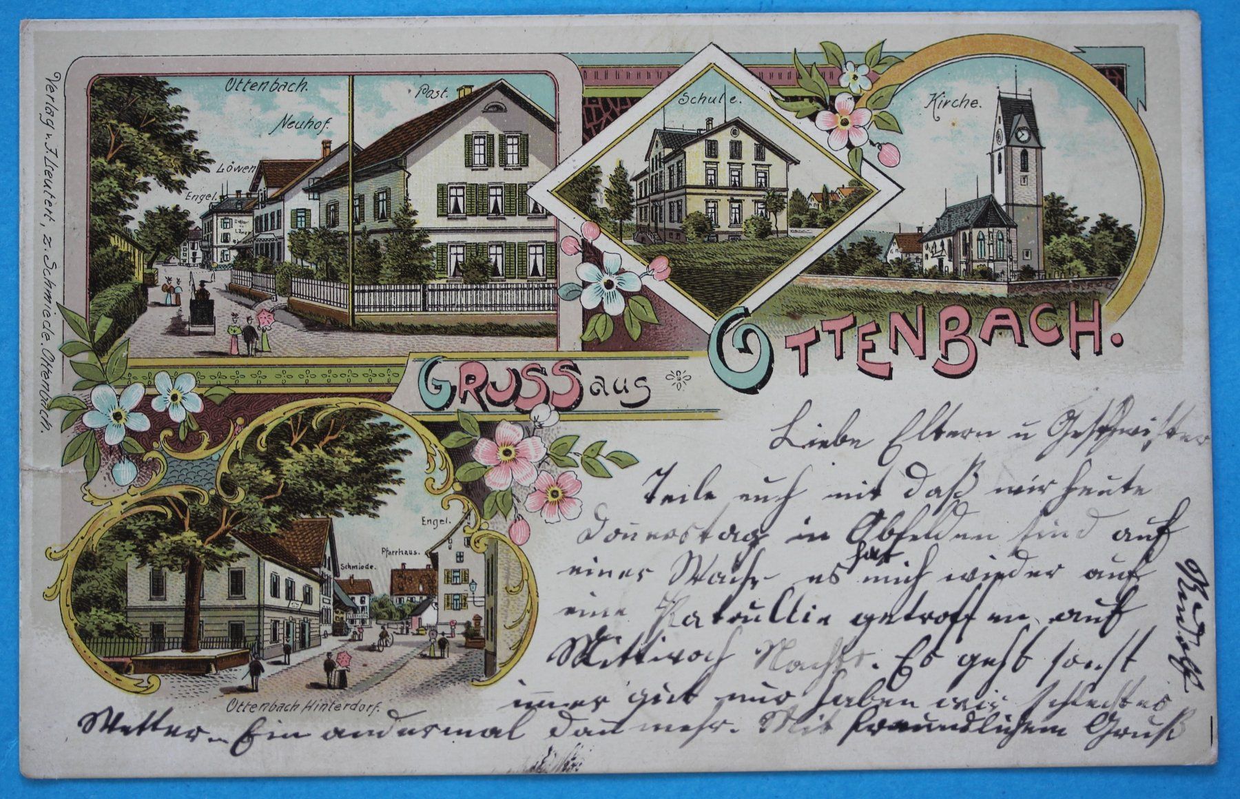 Cartes postales: OTTENBACH LITHO AK – D'occasion à Lotzwil par pirolh