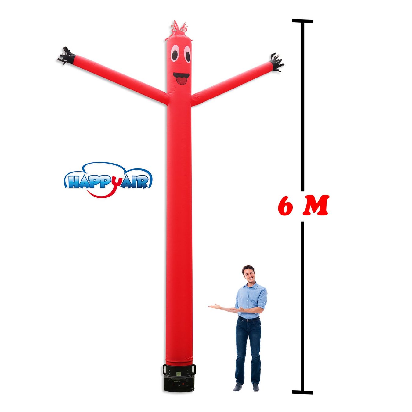 Ventilatori: Sky Dancer Air Dancer 6m - ROT – Nuovo e nell'imballaggio originale da Tesserete venduto da Happyair-Schweiz 1
