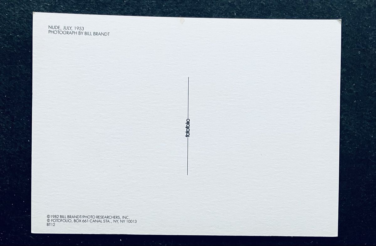 Cartoline postali: AK Bill Brandt – Nuovo (secondo la descrizione) da Buchs AG venduto da Allerleis 1