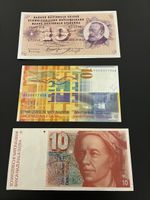 3x10 Franken  bankfrisch