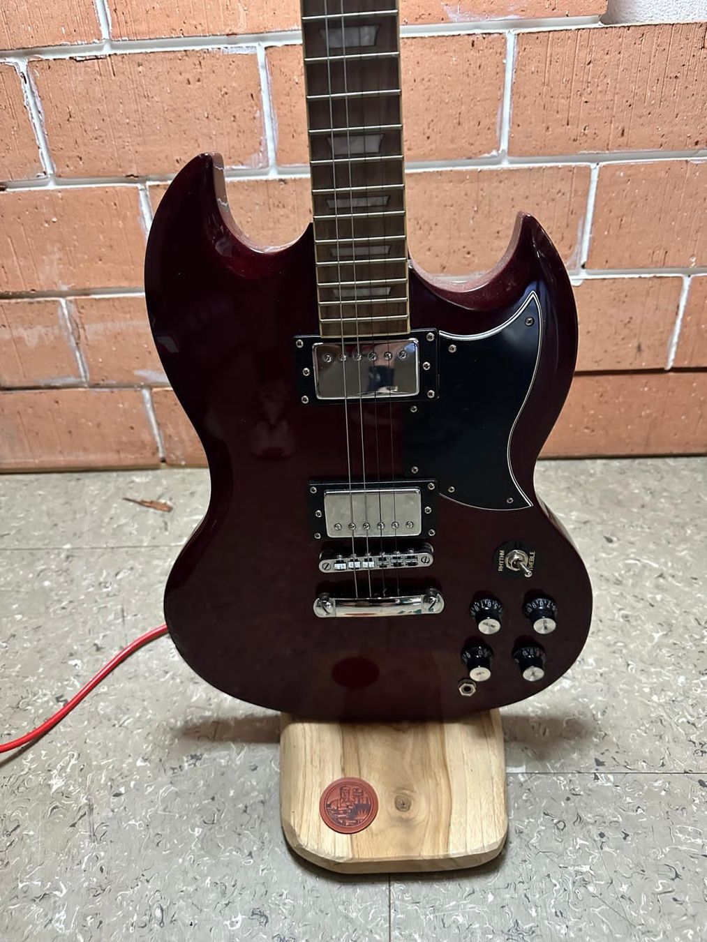 Lampade: Gitarrenlampe – Nuovo (secondo la descrizione) da Chur venduto da beni048