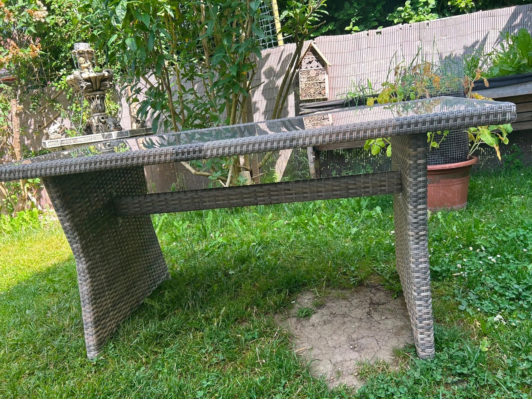 Set di tavolo e panche: Glastisch – Usato da Salmsach venduto da tko77 3