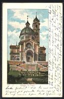Künstler-AK Zürich, die Kirche in Enge