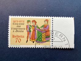 1978 500 Jahre Buchdruck 70 C. ET (ZNr 605)
