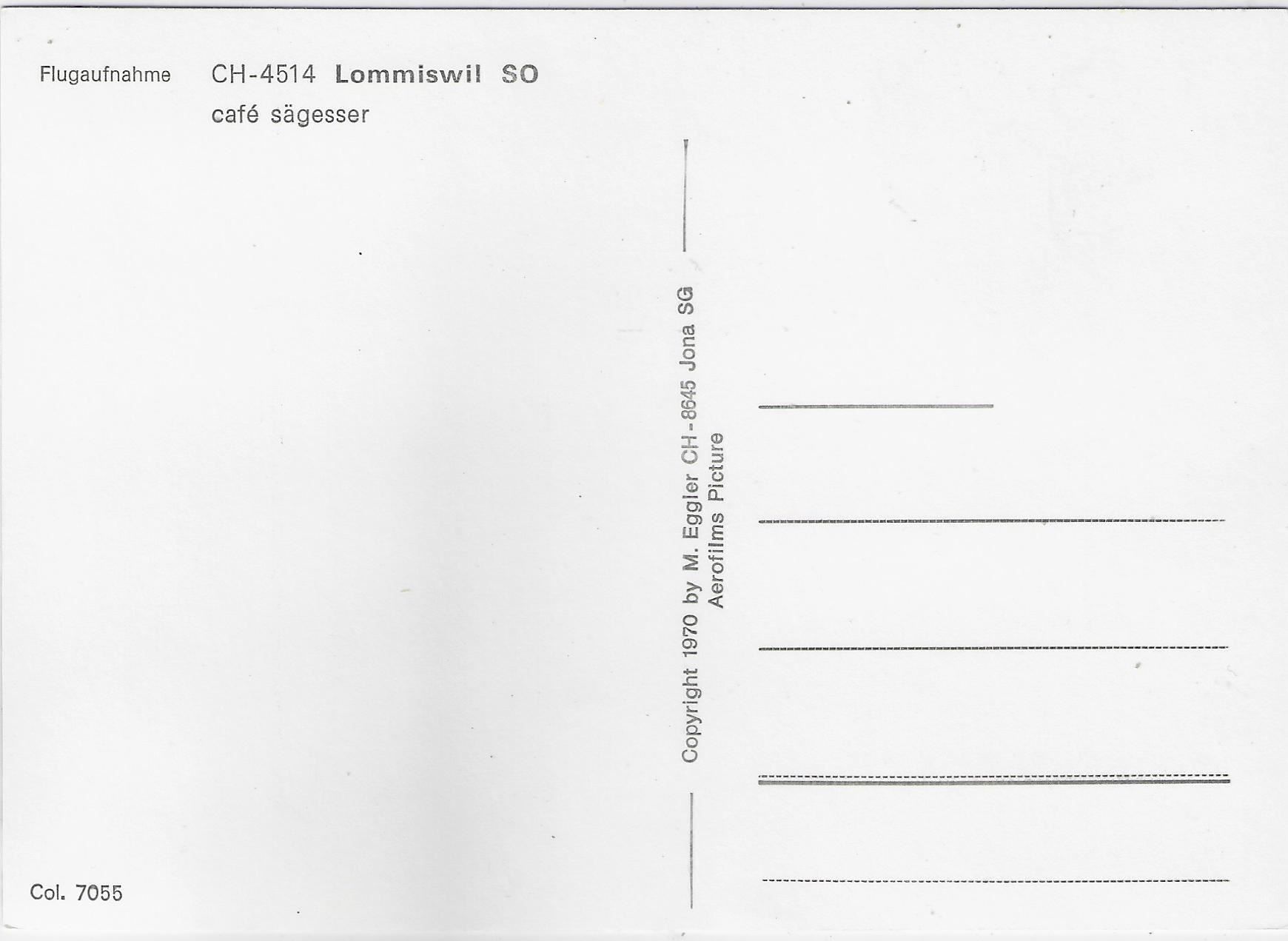 Cartoline postali: Flugaufnahme Lommiswil SO – Usato da Ettingen venduto da Kartenplanet 1