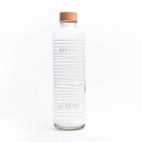 Carrybottle Glas Trinkflasche "Water is Life"