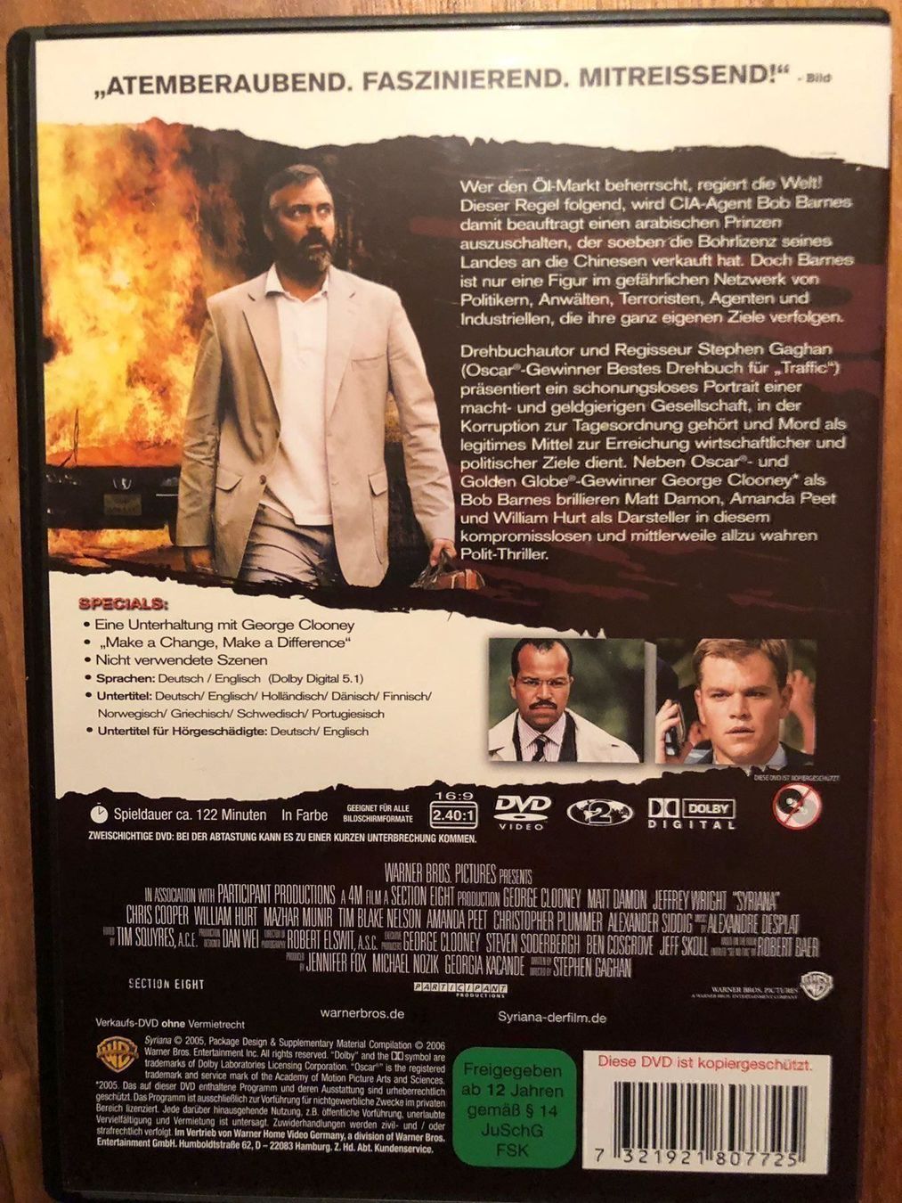 Tutti i DVDs: DVD Syriana – Usato da Belp venduto da brb66 1
