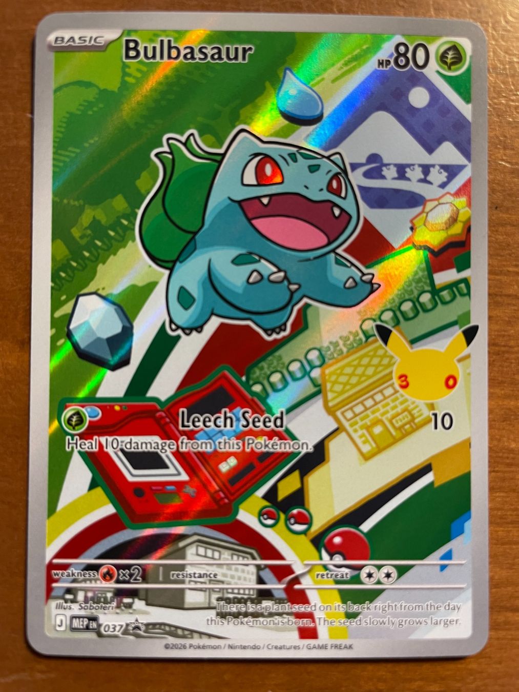 Pokémon Carte collezionabili: Pokemon Bulbasaur Reverse (Versand gratis) – Nuovo (secondo la descrizione) da Chur venduto da Angerson