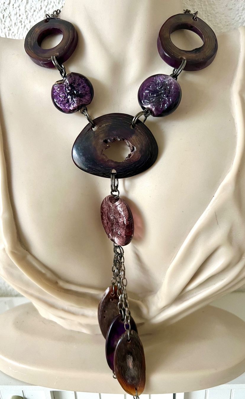 Catenine: TOLLE STATEMENT KETTE MIT LANGER QUASTE – Usato da Ruswil venduto da artbyhand 3